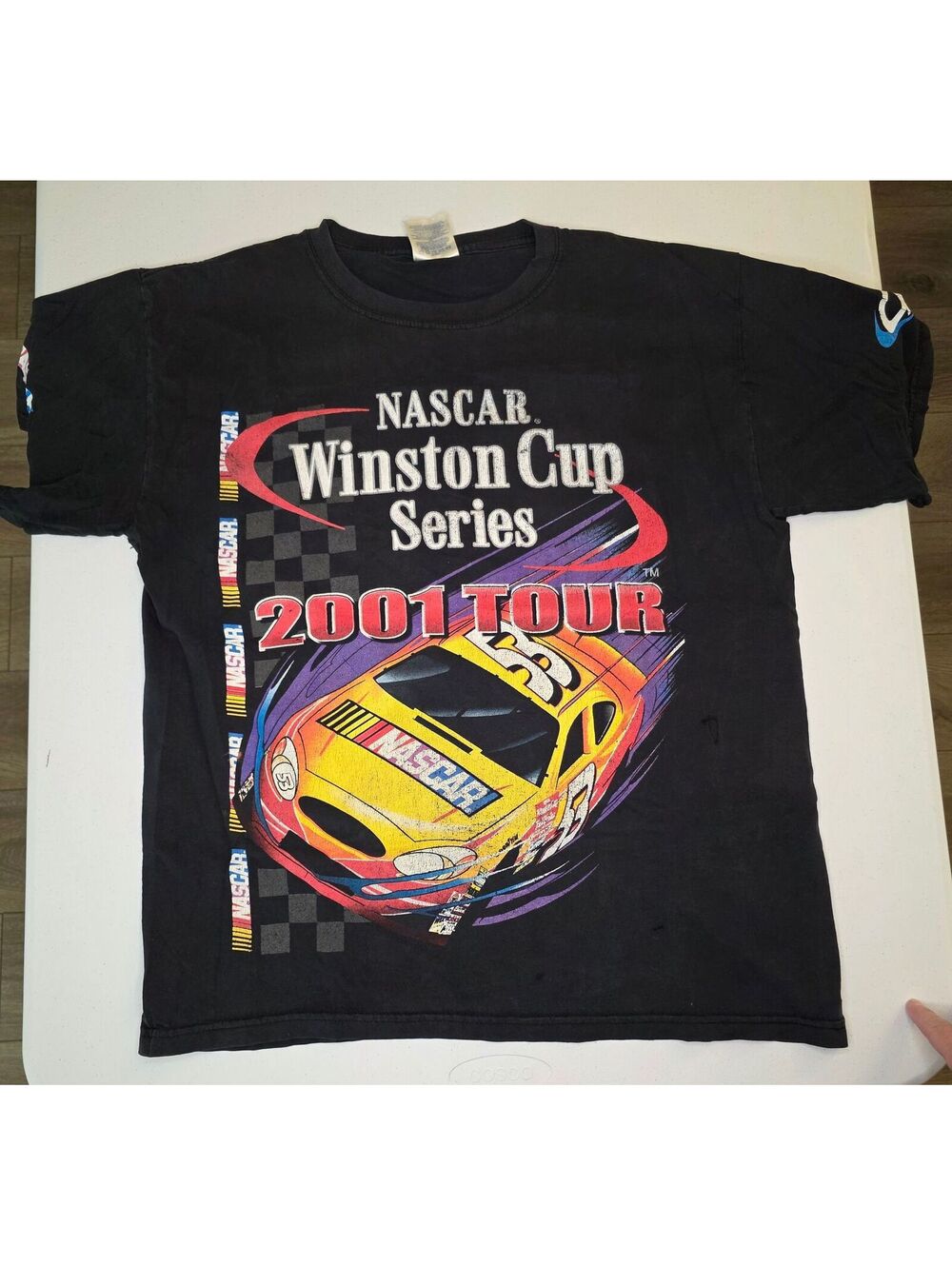 2001 Nascar Winston Cup Series Double Sided Tee